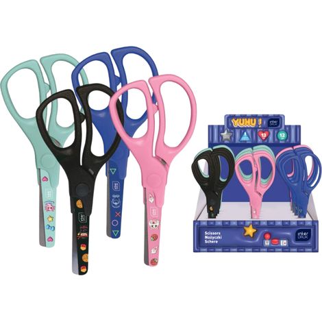 interDRUK Yuhu Tijeras escolares 13cm MIX 1 pieza (1/5)