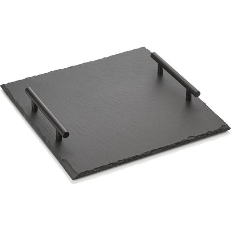 Planche ardoise avec poignées 30 x 30 cm SLATE LINE - Was Germany (1/2)