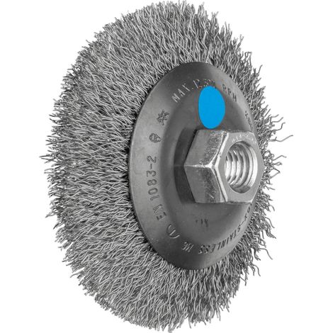 PFERD TOOLS Kegelbürste ungezopft KBU Ø 100x10mm M14 Edelstahl-Draht-Ø 0,35 mm Winkelschleifer 5 Stk (1/5)