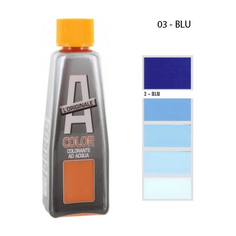 COLORANTE 'ACOLOR' 45 ml - N° 3 Blu