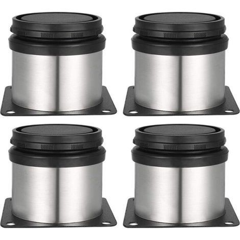 4 thickened furniture legs 50mm height table legs furniture legs, height adjustable 0-15mm (1/5)