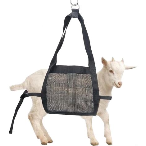 de Pesée pour Animaux 60x40cm Maille Respirante Sangles de Pesée pour Animaux, Maille Respirante 61x41cm, Sangles Réglables, pour Chèvres Agneaux (1/5)