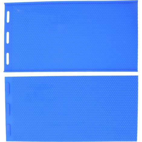 Lot de 2 moules en silicone pour feuilles de cire d'abeille, outils de moulage souples pour l'apiculture. (1/5)