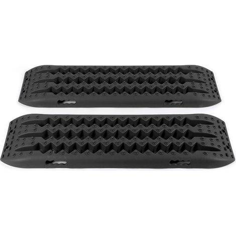 2 pièces Échelles de désensablage Pneus 4x4 Neige Boue 10T (Noir) (1/5)