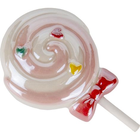Etm Lollipop Magnete Lecca-Lecca Rosa PVC 8 cm