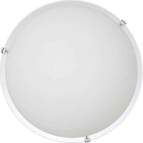 PLAFONIERA DYLAN 40 2XE27 LASTRA BIANCO LUCIDO- 5,0 pz