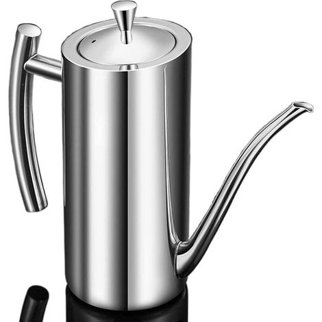 1 cuillère à huile Divers accessoire de portail, acier inoxydable SUS304, 500 ml, bec anti-goutte, grand récipient de stockage pour cuisine (1/5)