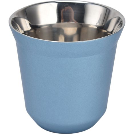 Espressotassen, Espressotassen aus Edelstahl, 80 ml Edelstahl-Kaffeebecher mit doppelwandiger Isolierung für Kaffee, heißes Wasser, Tee und mehr.