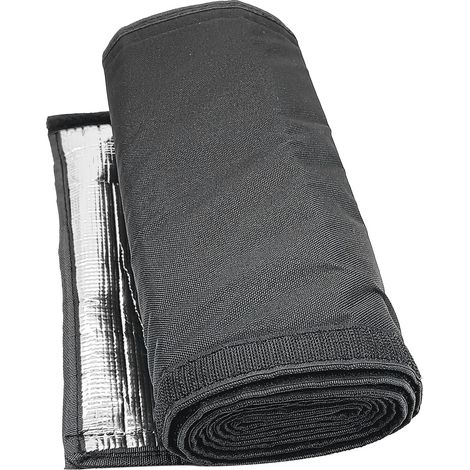 Manchon d'isolation pour tuyau AC, 3 couches isolées, étanches, résistantes aux hautes températures, housse de protection pour climatiseur avec 4 sangles (1/5)