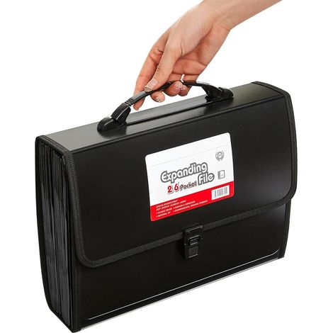 Aktenordner 26 lagige Akkordeon Dokumentenordner Stabile