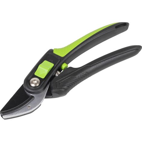 Sealey GTSG005 Anvil Secateurs with Soft Grip Handle, 3-Stage Safety Lock & Carbon Steel Blade, 220mm (1/3)