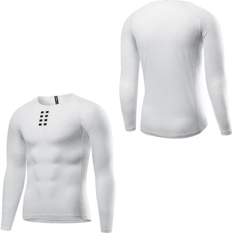 Radsport-Funktionsunterhemd für Herren, langärmliges Radtrikot, schnelltrocknendes Unterhemd