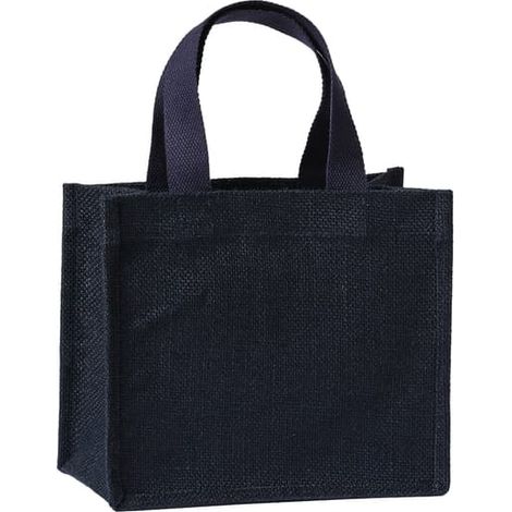 Sac en jute Nutshell Simple 46 cm x 38 cm x 20 cm Bleu marine (1/2)