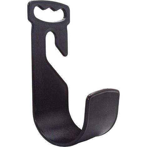 Elegante gancio da parete per tubo da giardino, compatibile con tubi da 25, 50, 75 e 100 piedi.