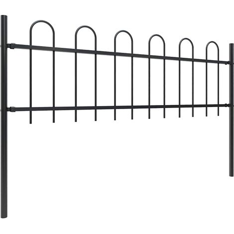 Maison Exclusive - Gartenzaun  Stahl  Robust  Modern
