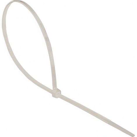 Colliers de serrage en nylon naturel 7,6 x 300 mm, lot de 100 (1/2)