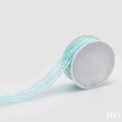 EDG Enzo De Gasperi Nastro Barocco H 4 Cm L 20 Mt Turquoise