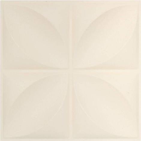 2 adesivi murali a forma di fiore oren 30x30cm bianco - Atmosphera créateur d'intérieur