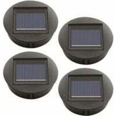 Set mit 4 Ersatz-Solarleuchten mit LED-Leuchtmitteln – Wasserdicht nach Schutzart IP65 – Automatische Beleuchtung 6–12 Stunden – Einfache Installation (1/5)
