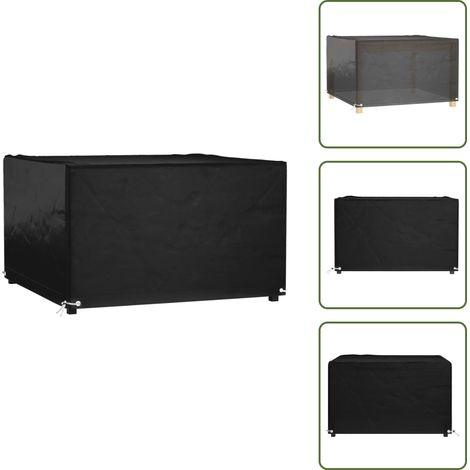 Funda para muebles al exterior - vidaXL Funda para muebles de jardín 8 ojales cuadrada 125x125x75 cm - Funda para jardín
