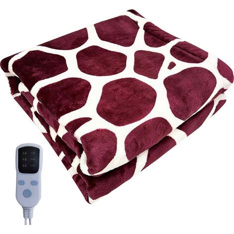 Liquidation Couverture/coussin chauffant électrique en flanelle douce et confortable Wofeyda pour l'hiver, idéal pour la décoration intérieure. (1/2)