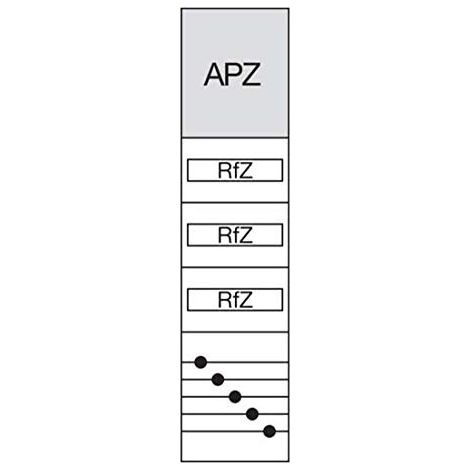 HAGER ZH33SAR2 EINBAUSATZ MIT SS 3XRFZ APZ OBEN