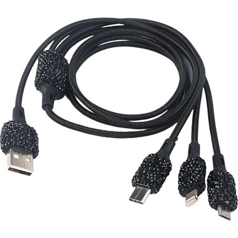 Marteau diamanté pour voiture, chargeur double USB, perceuse, allume-cigare, chargeur USB pour marteau diamanté (1/5)