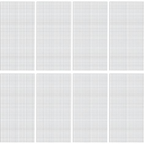 Lot de 14 400 carreaux de mosaïque autocollants en verre - 5 x 5 mm - Argenté - Carrés - 8 feuilles - Décoration murale pour boule disco, fête, bricolage, décoration de salon (1/5)