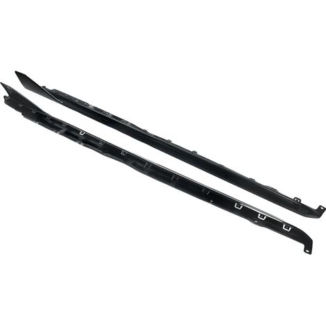 Prolunghe laterali sottoporta, in resistente materiale ABS, montaggio preciso, 2 pezzi (1/2)