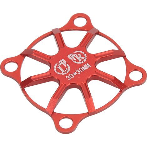 Capot de Ventilateur 30x30mm en Alliage d'Aluminium Rouge pour Refroidissement Moteur et ESC de RC (1/5)