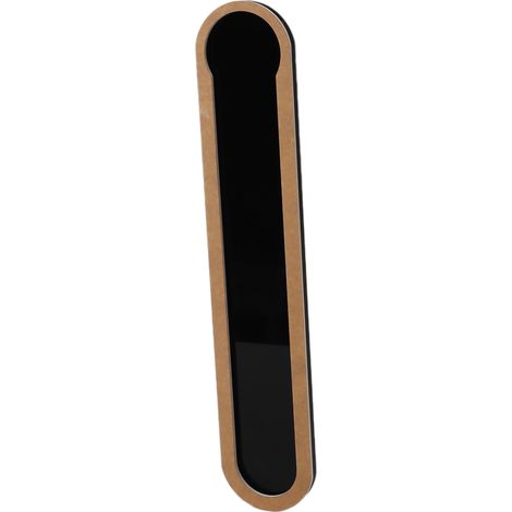 Porte-capsules café acrylique noir mural pour 6 dosettes, rangement mural pour armoire de cuisine (1/5)