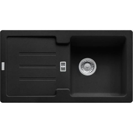 Franke Einbauspüle Strata STG 614-78 Fragranit+, Excenterventil Black Matt (1/3)