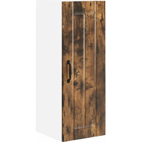 Maison Exclusive - Armadietto a muro LUCCA Rovere Fumo 30 x 31 x 80 cm