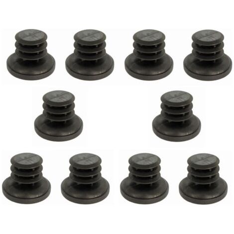 Lot de 10 patins de protection en plastique 15-16mm Antidérapants pour sols en bois et carrelage Installation facile sous meubles (1/3)