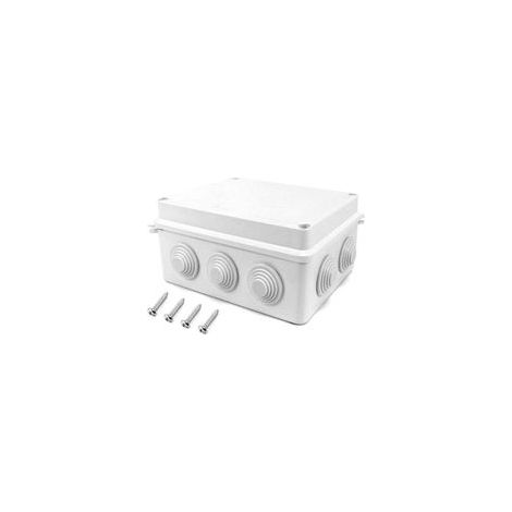Boite de derivation, IP65 en plastique ABS, etanche exterieur, Blanc, 150 x 110 x 70 mm (1/5)