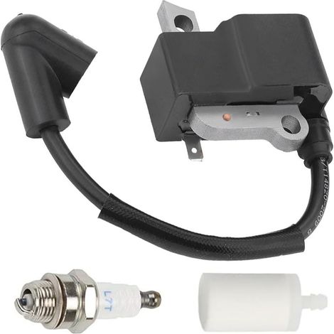 1 Bobine d'allumage, Bougie, Filtre pour Husqvarna 435 440E 445 450E, Jonsered CS2245 CS2250S, Remplace 573935702 (1/5)