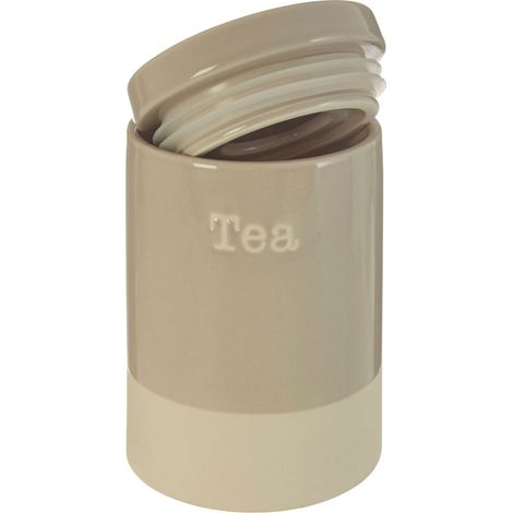 Premier Housewares Jura Grey Tea Canister (1/2)