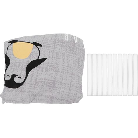 Housse de Canapé 3 Places Polyester Élastique Doux Antitache et Anti-rayures pour Chien Design Mignon Lavable en Machine (1/5)