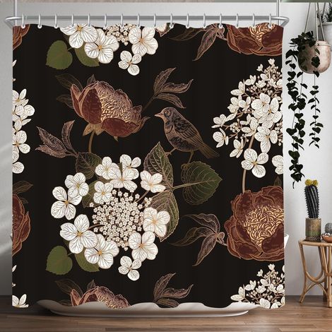 Duschvorhang 240x200cm Wasserabweisend Gesch&xE4ftig 240 x 200 cm (1/5)