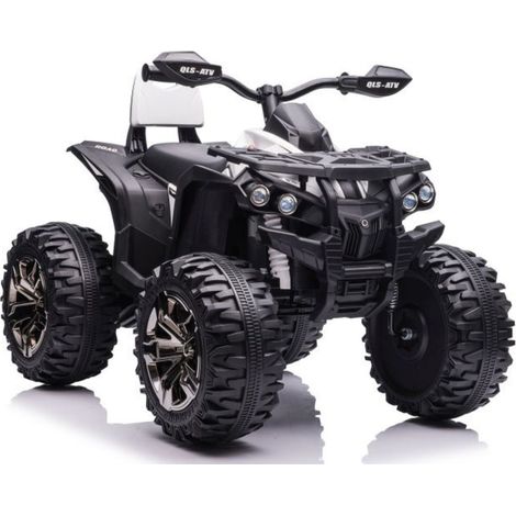 Quad a batteria con schienale QLS-3288, luci a LED, lettore MP3, colore bianco (1/5)