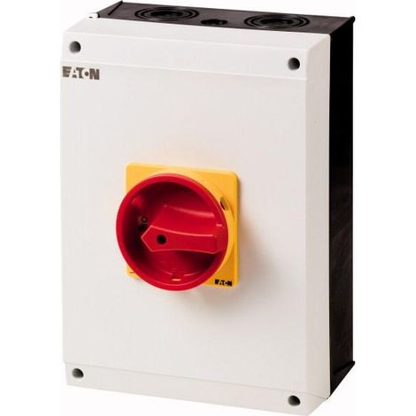 Inter. de sécurité 6P 100A verrouillable en saillie plaque d'avertissement 000207447 EATON T5-3-8342/I5-SI