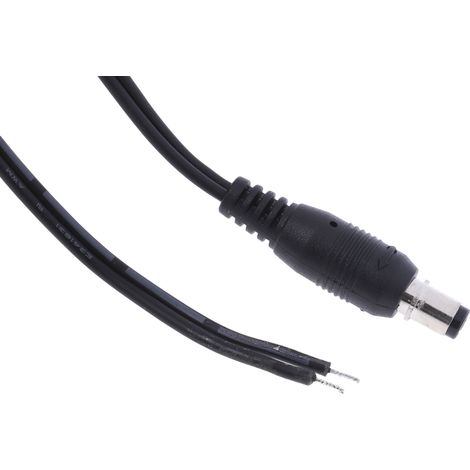 Fiche d'alimentation CC, Ø 2.1mm, Montage sur câble, 16,0 V, 2.0m ( Prix pour 1 ) (1/4)
