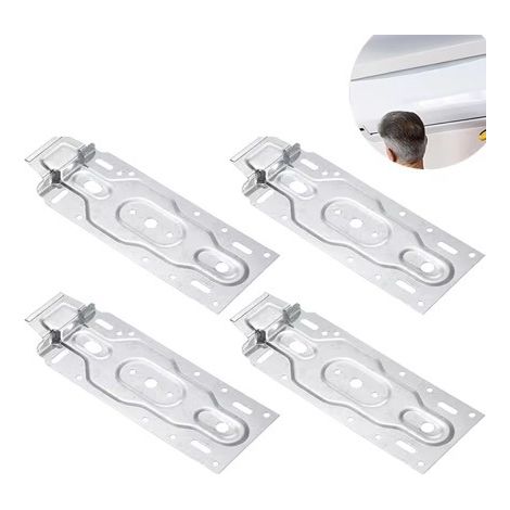 2-Piece Universal Mounting Plate Hook and Support Plate Accessory Set for Indoor Units — Suitable for HVAC Systems (1/5)