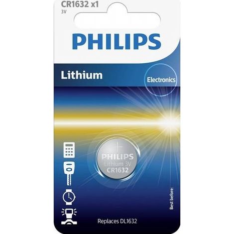 Philips Pile bouton CR 1632 3 V 1 pc(s) lithium Minicells