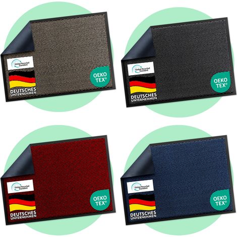 Schmutzfangmatte SKY Novo Mit einzigartiger TPE-Rückseite Rot 80 x 120 cm (1/5)