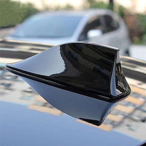 Antenna SHARK universale a pinna di squalo in quattro colorazioni Modello - Nero Lucido