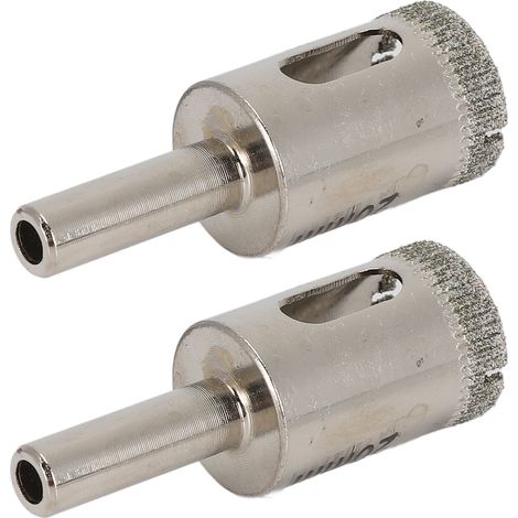 2-teiliges 20-mm-Diamantbohrer-Set mit Rundschaft-Lochsäge für Keramikfliesen, Marmor und Glas (1/5)