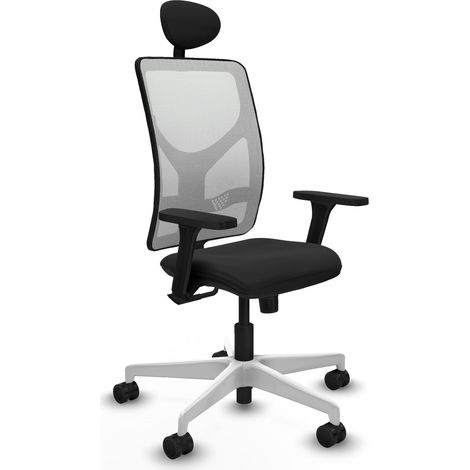Sedia da ufficio piqueras y crespo Motilla bianco imbottito (1/2)