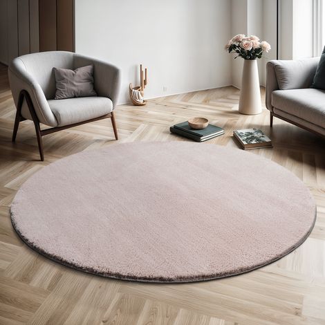 Relax tapis salon doux antidérapant lavable rougir, 200 x 200 cm