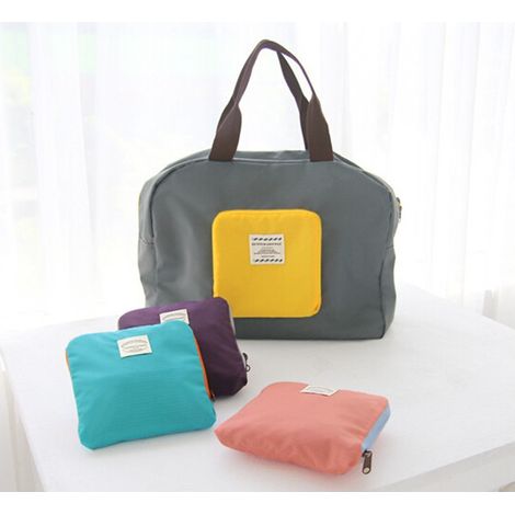 TrAdE Shop Traesio - Borsa Street Shopper Bag Richiudibile Iconica Colorata Per Spesa In Teessuto -